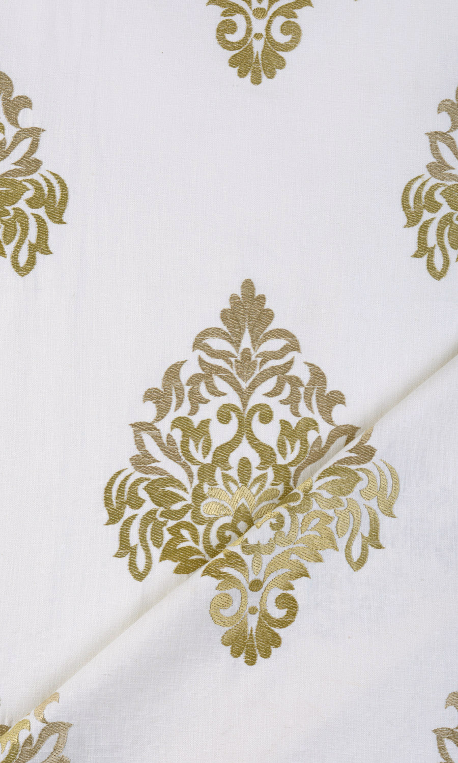 Damask Patterned  Flat, Plain, Fake, Faux, European Relaxed Roman Shades (Ivory/ Beige/ Brown)