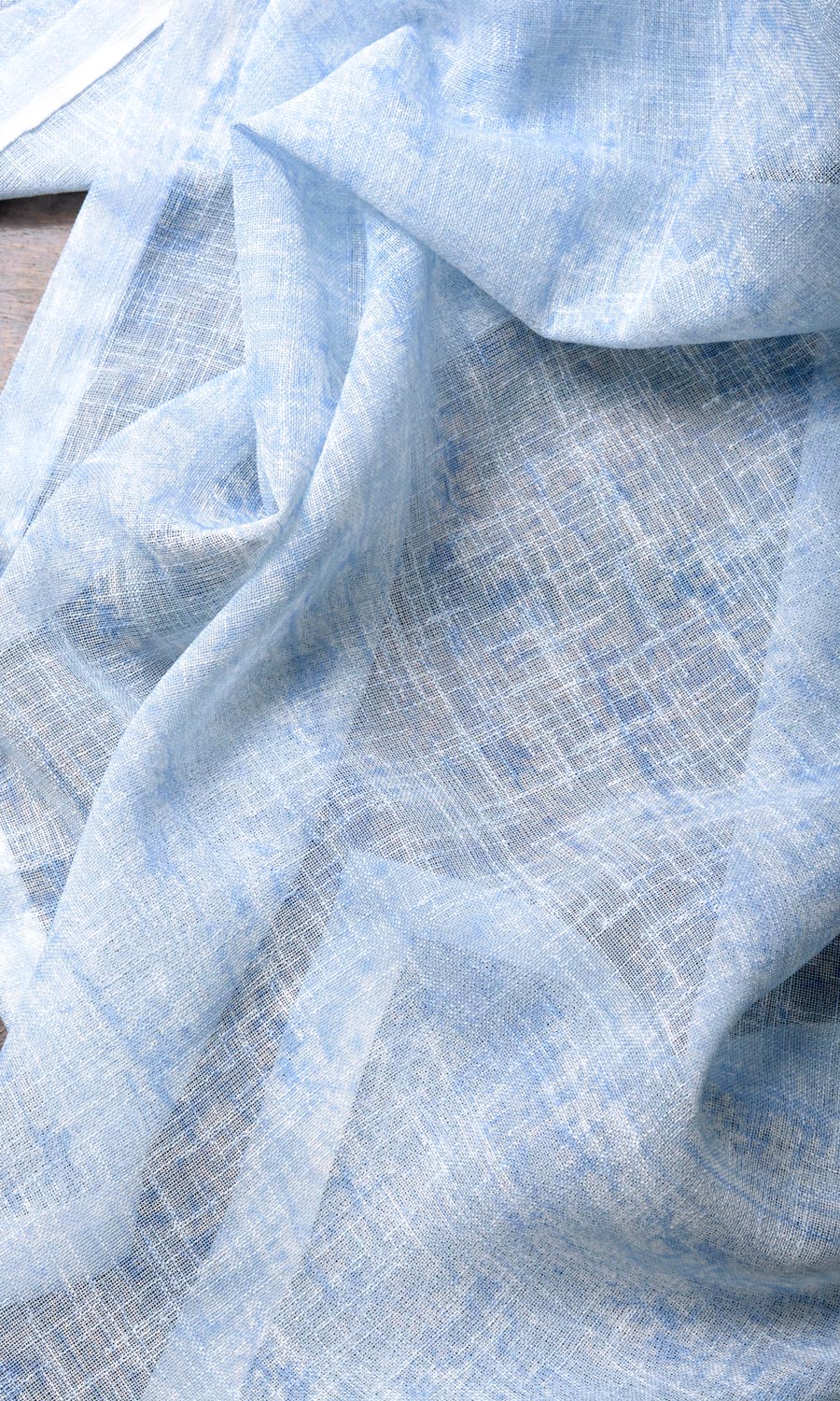 Sheer Curtains / Drapes / Window Drapery Panels (Blue)
