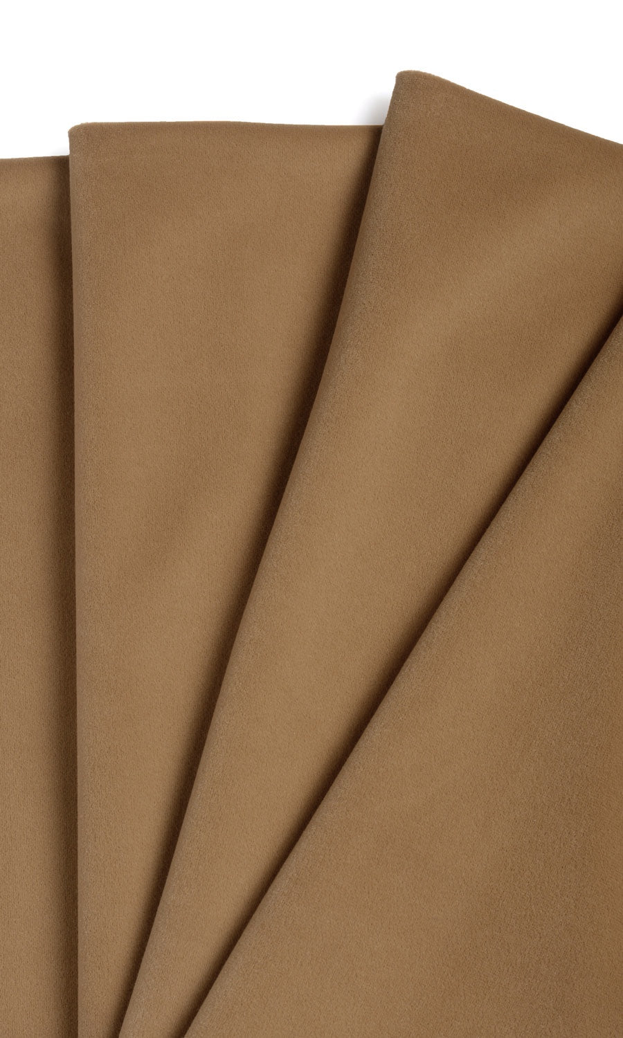 Velvet Drapes for Living, Bedroom, Kitchen, Bathroom (Burnt Orange/ Brown)