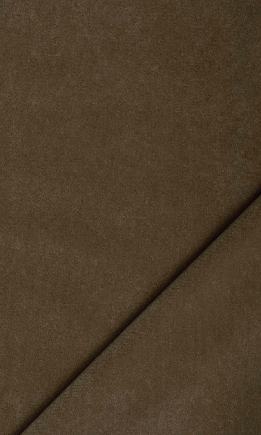 Velvet Pinch Pleat, Rod Pocket, Eyelet Curtains (Mocha Brown)
