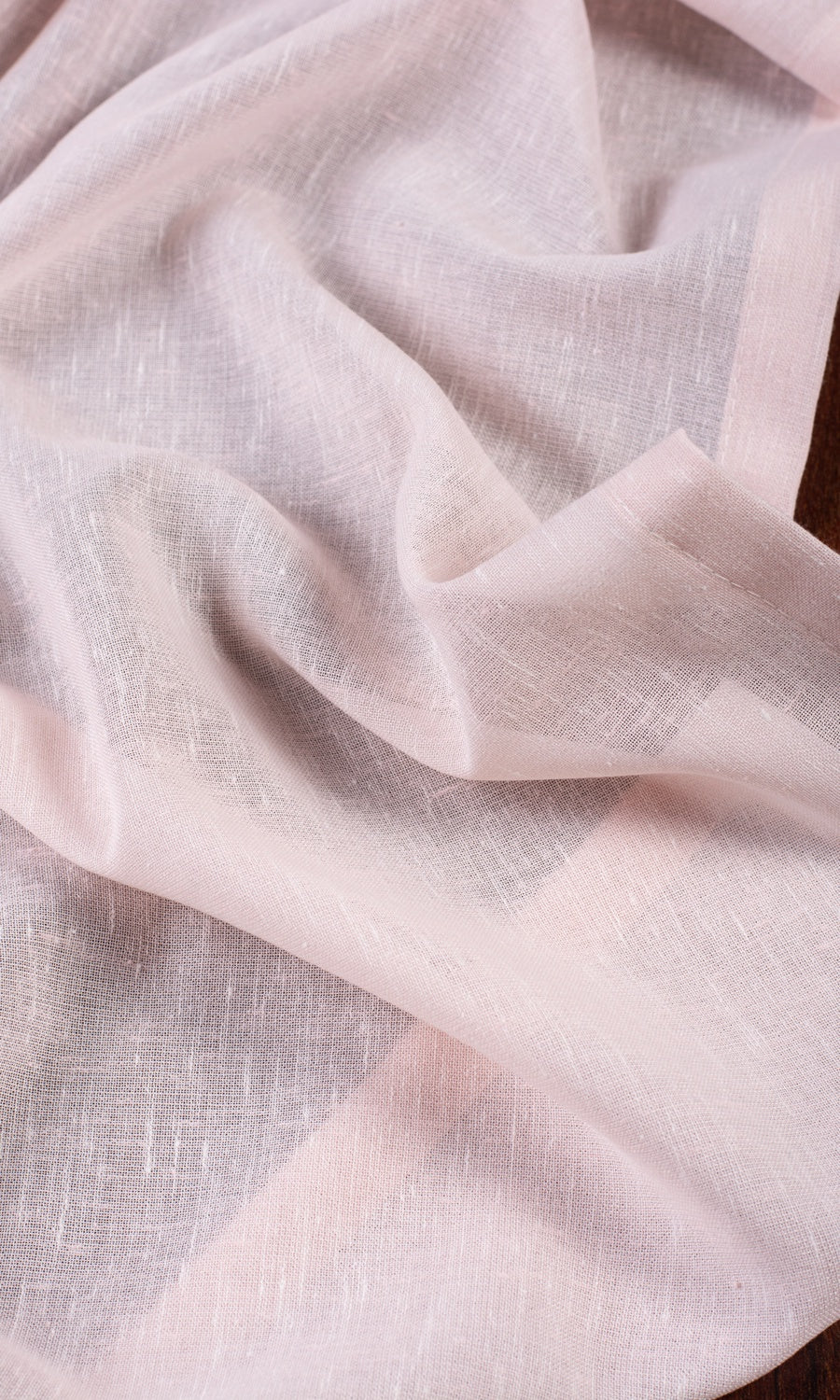 Plain Sheer Drapes for Living, Bedroom, Kitchen, Bathroom (Powder Pink)