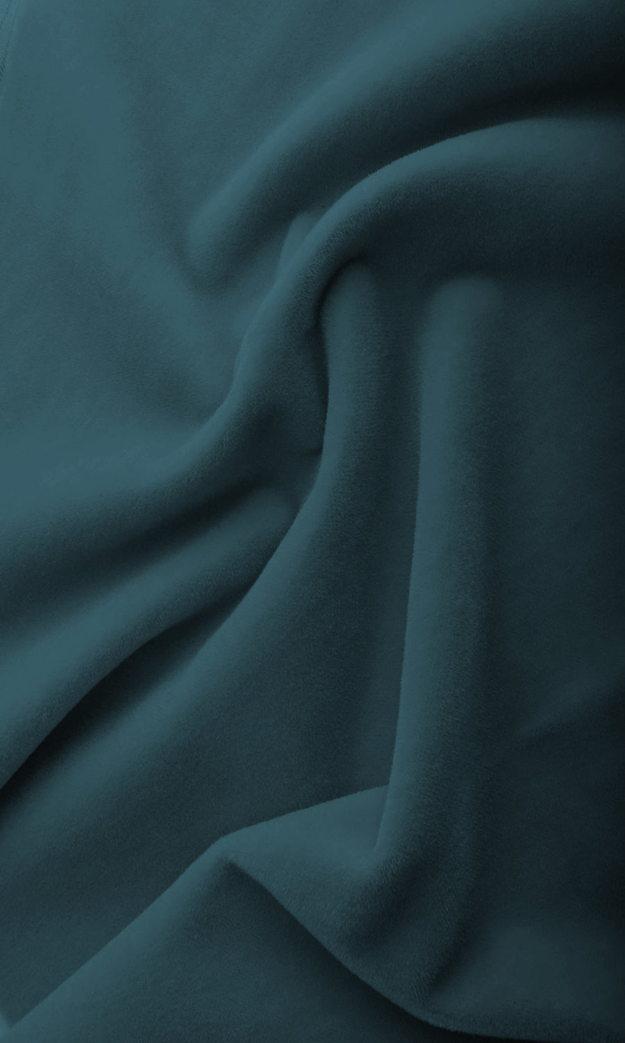 Velvet Pinch Pleat, Rod Pocket, Eyelet Curtains (Steel Blue)