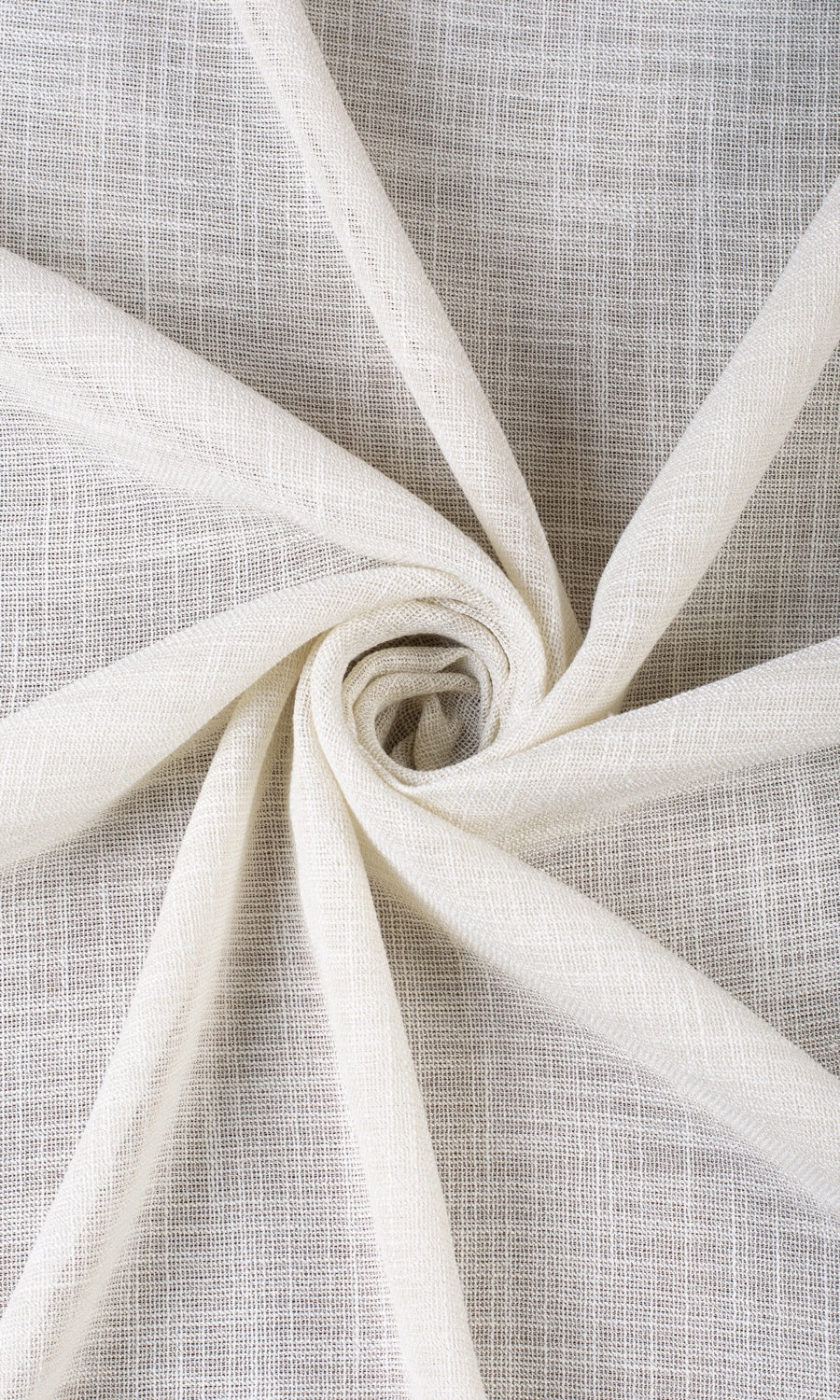Textured Sheer Curtain Panels for Living, Bedroom, Kitchen, Bathroom (Parchment White/ Greige)