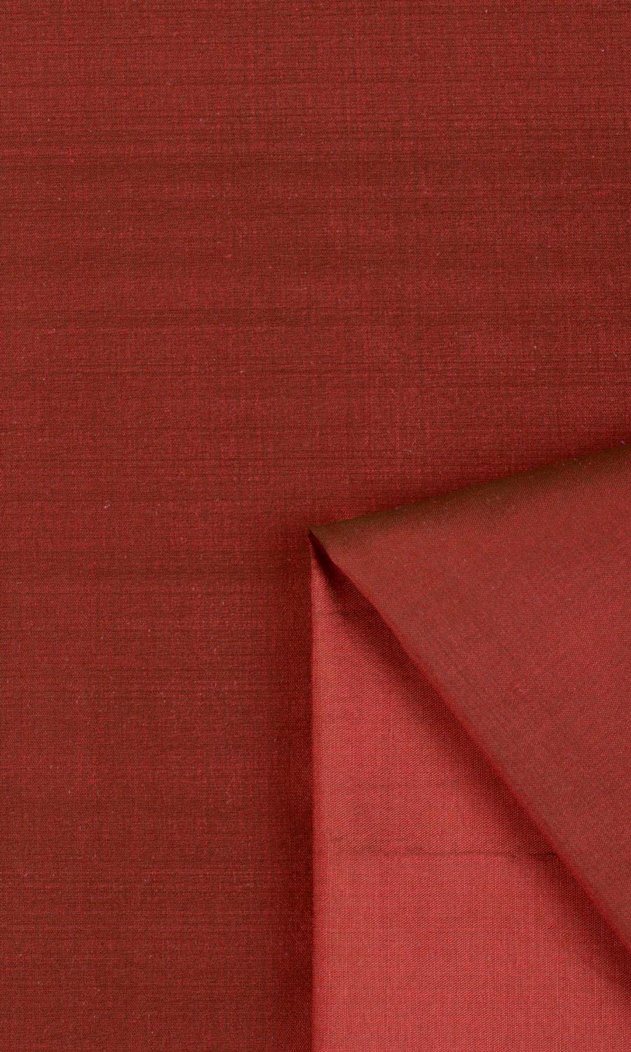 Shantung Silk Custom Curtains (Copper Red)