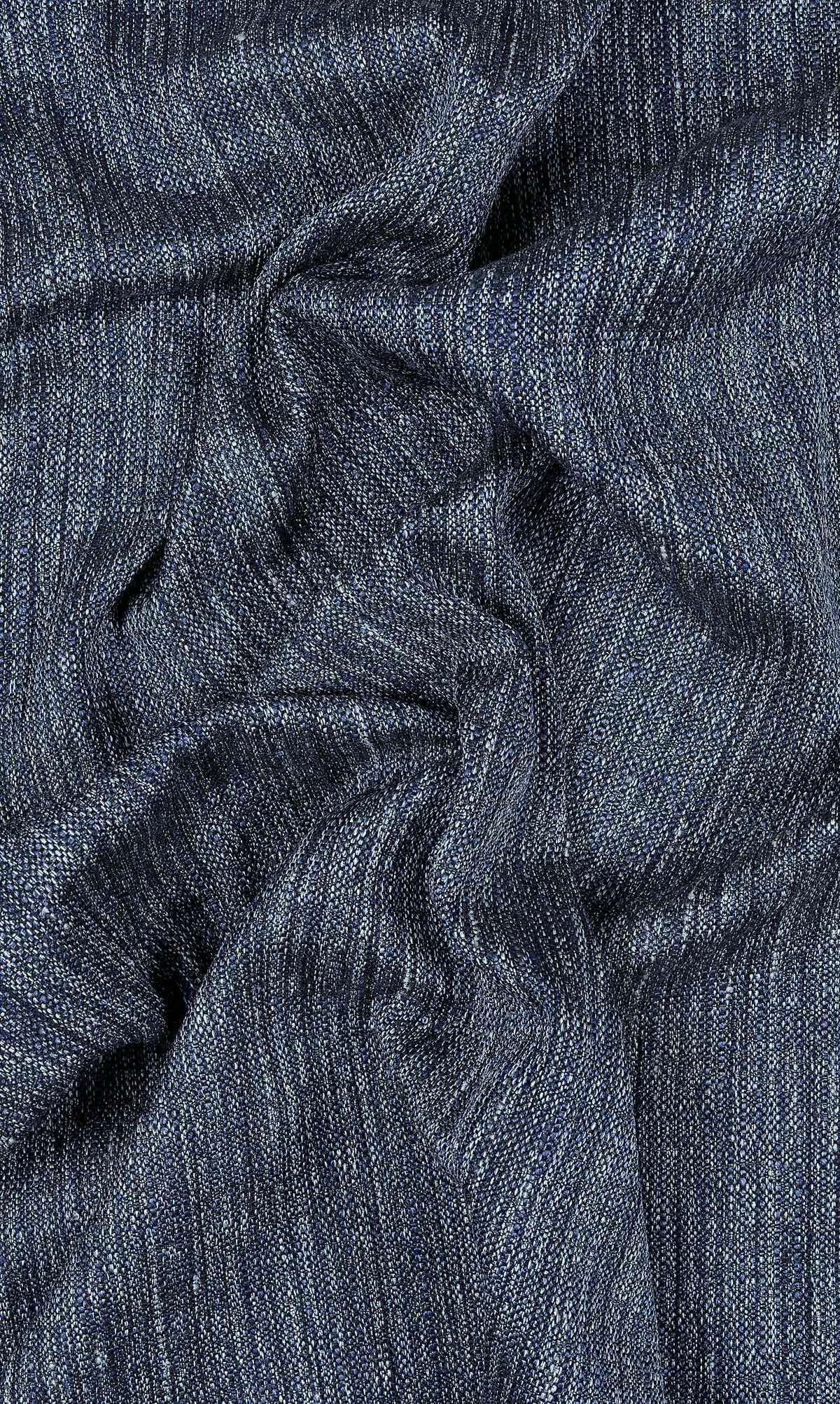 Textured Drapes for Living, Bedroom, Kitchen, Bathroom (Navy Blue)