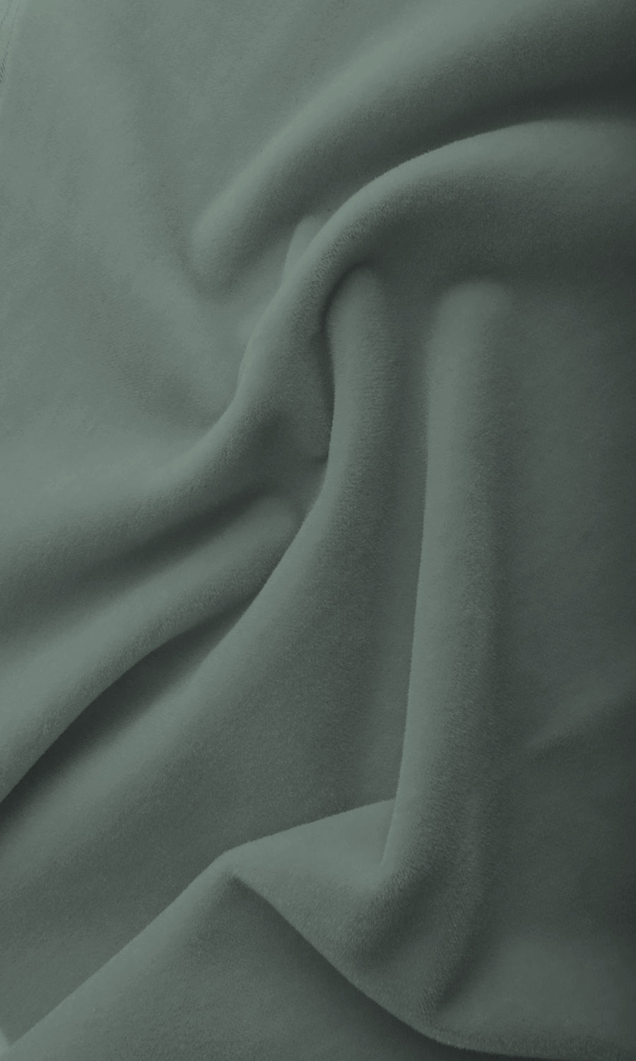 Velvet Pinch Pleat, Rod Pocket, Eyelet Curtains (Stone Blue)