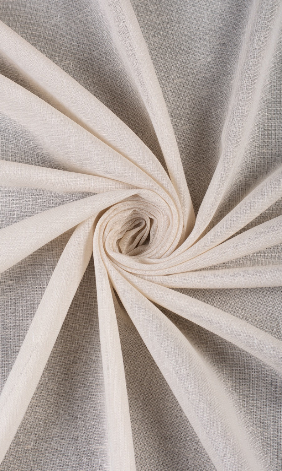 Plain Sheer Drapes for Living, Bedroom, Kitchen, Bathroom (Parchment White)