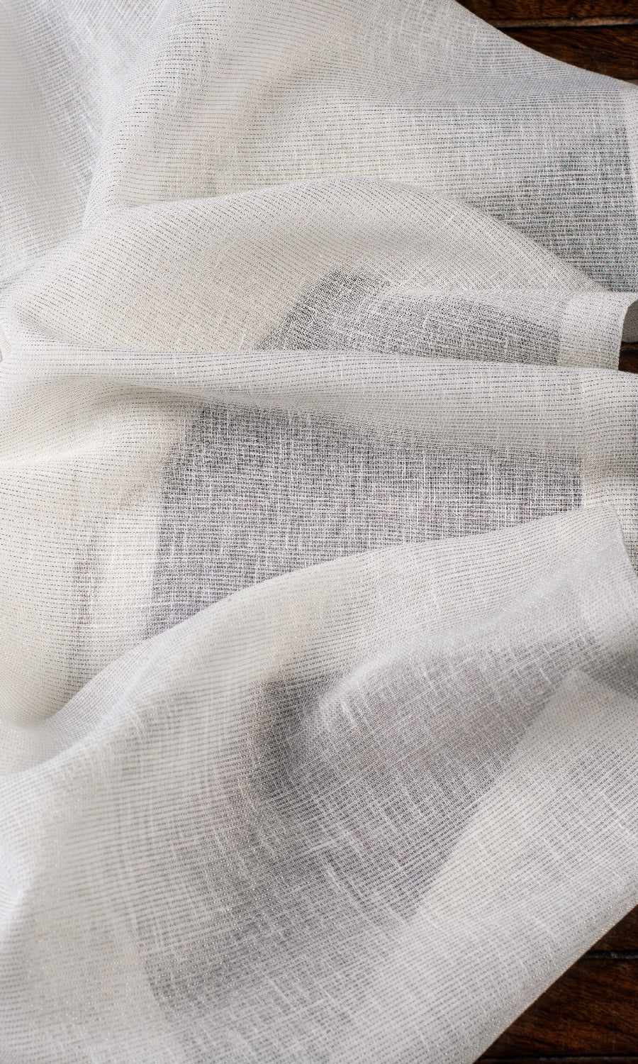 Sheer Curtains / Drapes / Window Drapery Panels (Creamy White)