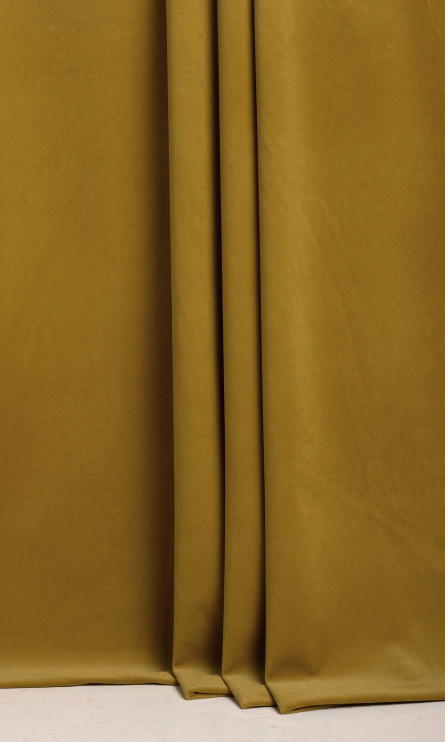 Velvet Drapes (Golden Yellow) Extra Long Short Wide
