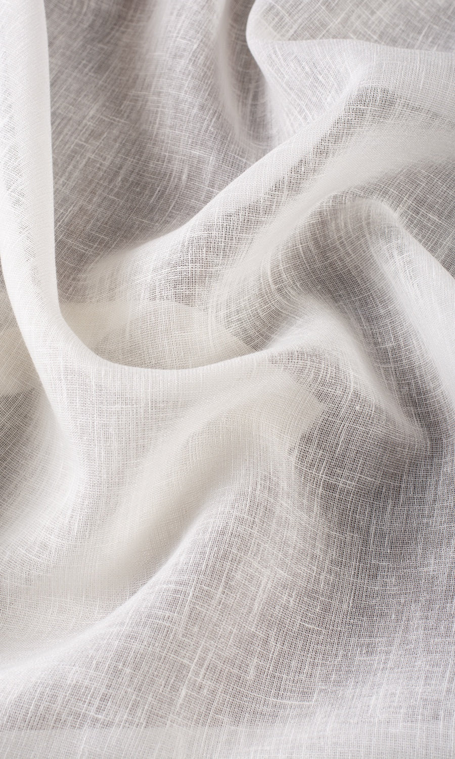 Plain Sheer Drapes for Living, Bedroom, Kitchen, Bathroom (Cream/ Off-White)
