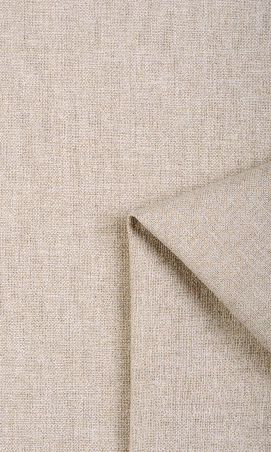 Linen Blend Any Size Style Curtains (Beige)