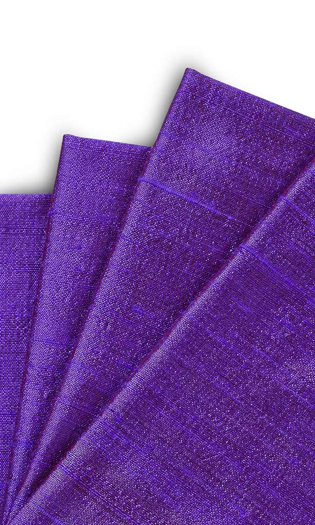 Pure Silk Window Curtains for Living, Bedroom, Kitchen, Bathroom (Purple)