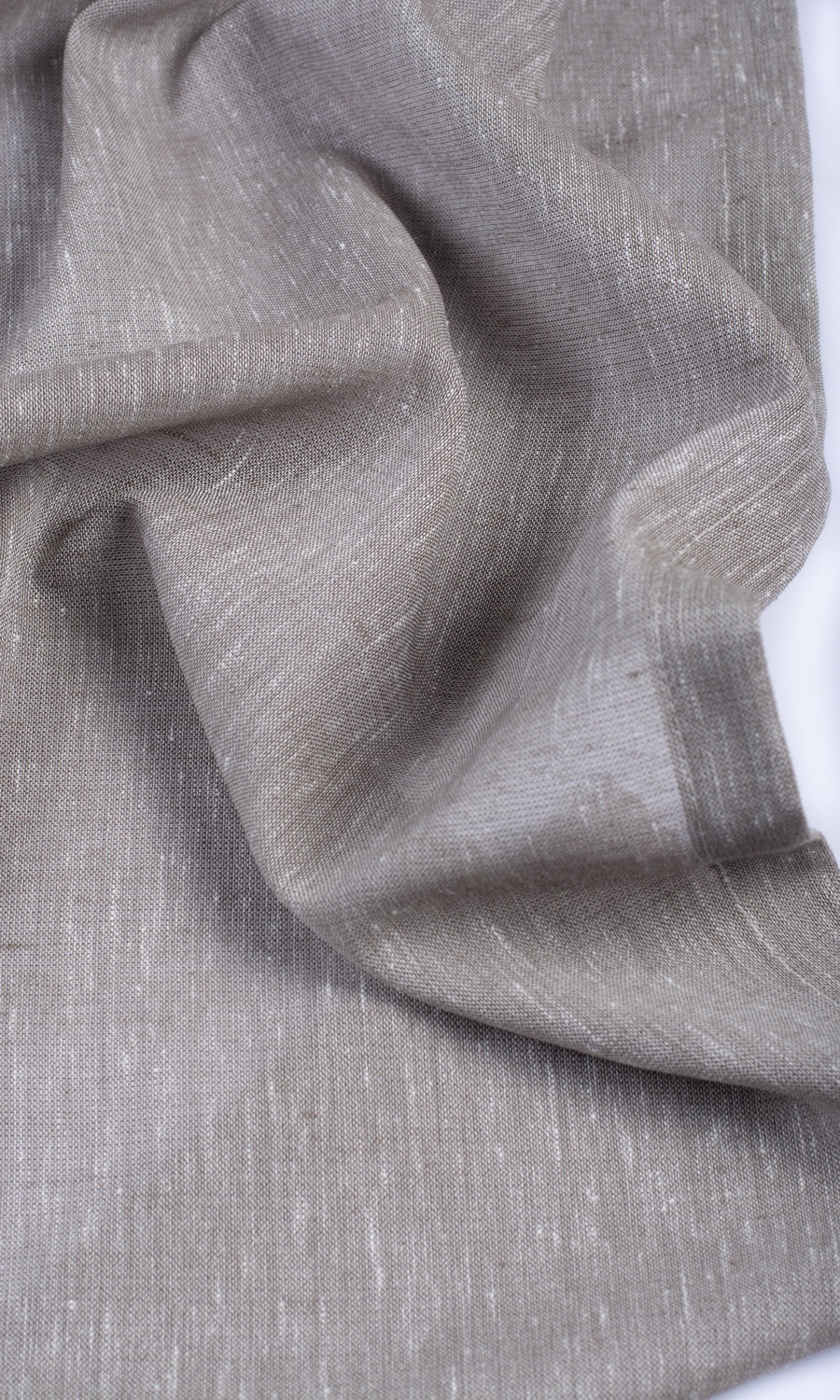 Plain Sheer Pinch Pleat, Rod Pocket, Eyelet Curtains (Warm Grey)