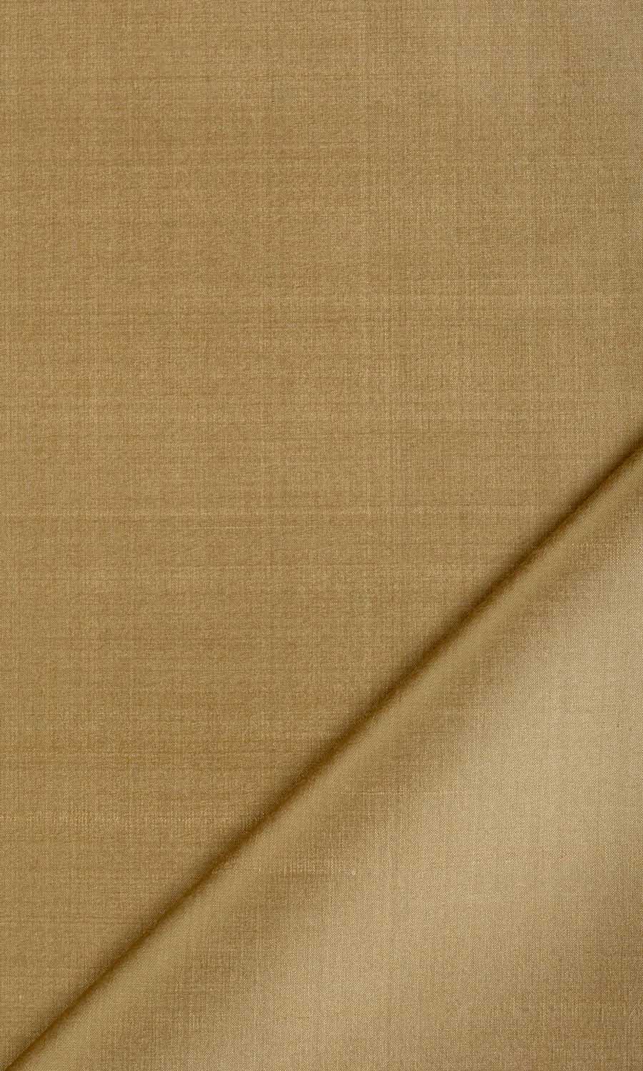Shantung Silk Custom Curtains (Golden Beige/ Ochre Yellow)