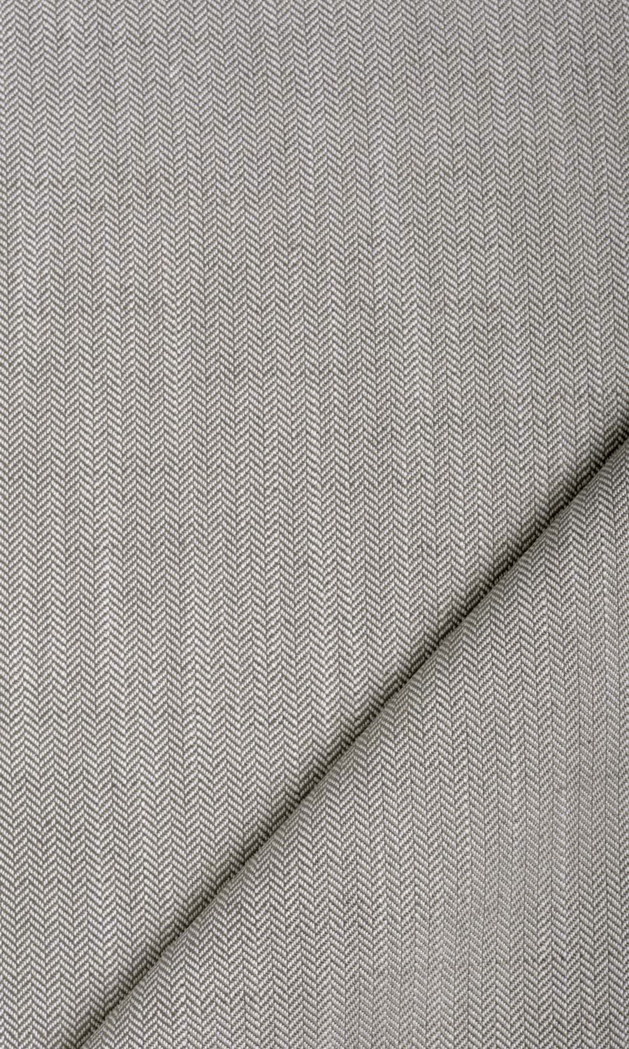 Herringbone Textured Curtains / Drapes / Window Drapery Panels (Grey)