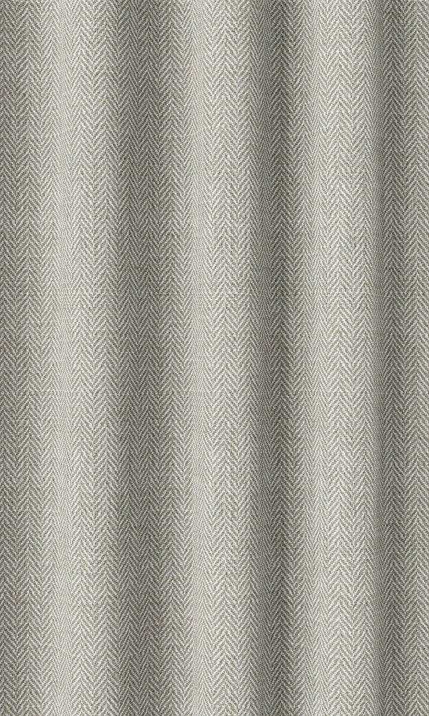 Herringbone Textured Drapery (Grey)