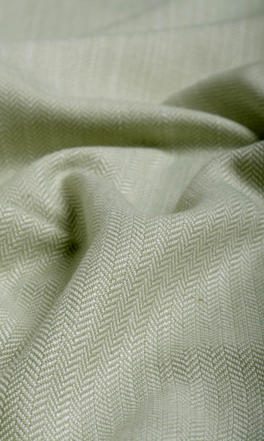 Herringbone Textured Window Curtains for Living, Bedroom, Kitchen, Bathroom (Mint Green)
