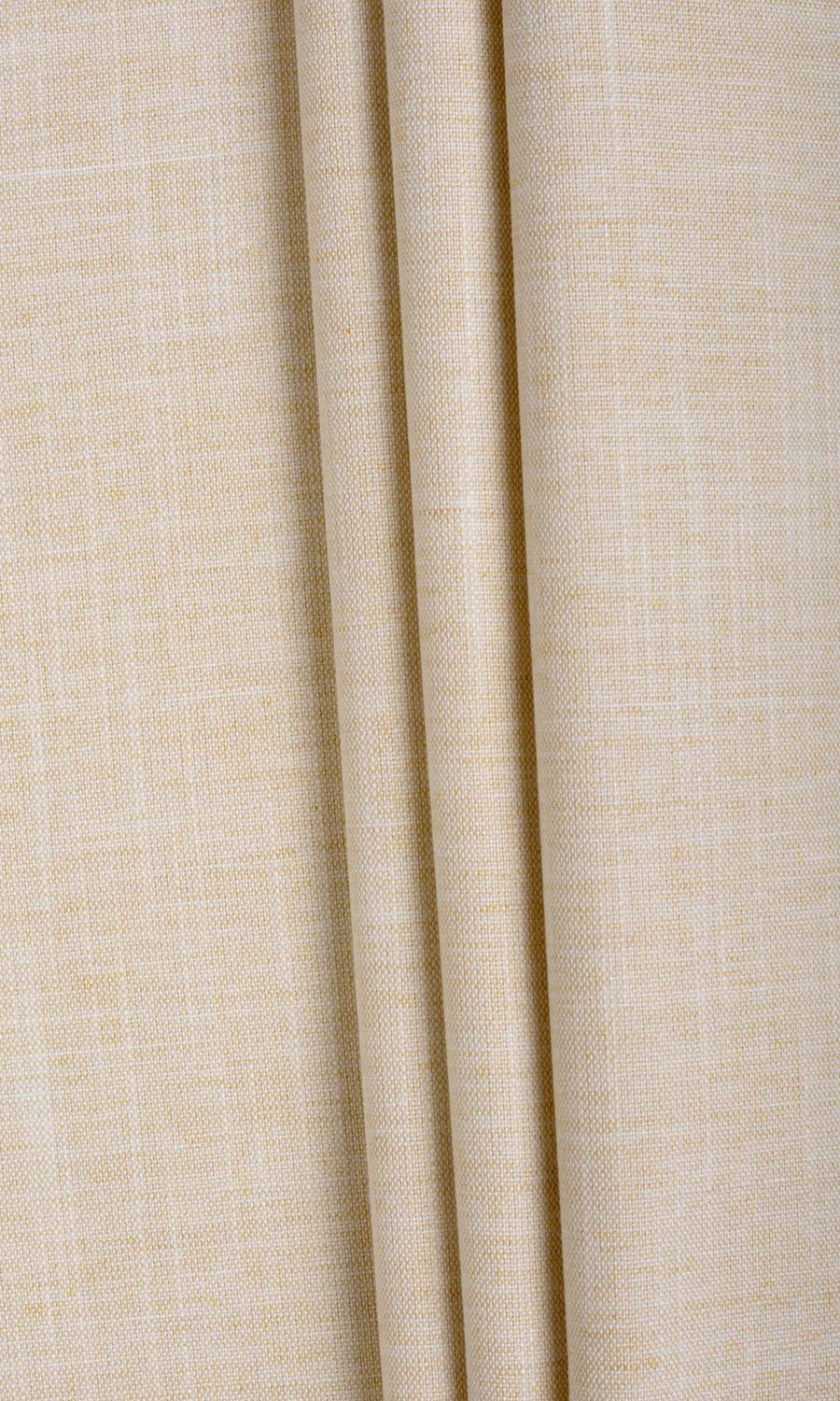 Plain Linen Texture Pinch Pleat, Rod Pocket, Eyelet Curtains (Pale Beige)
