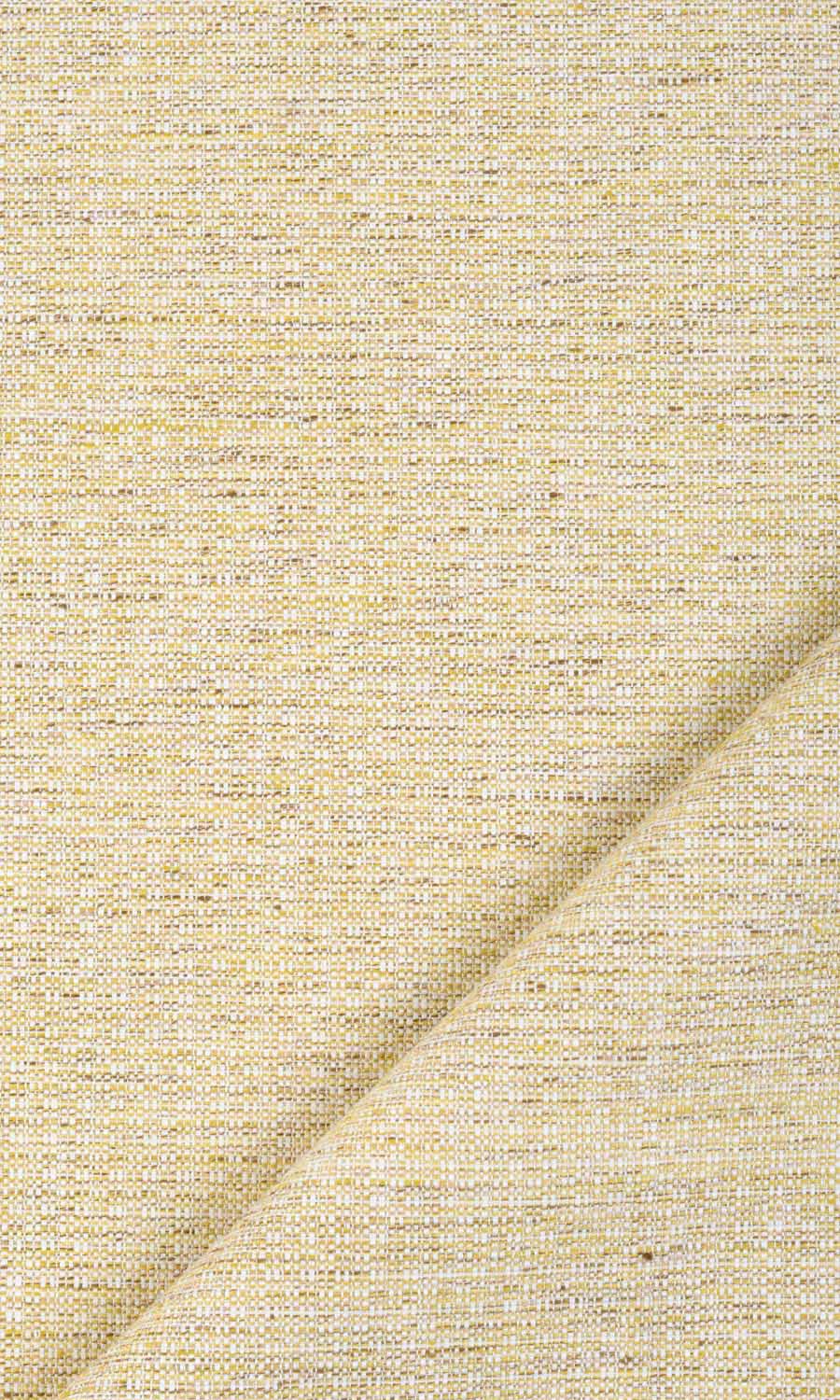 Textured Poly-Cotton Drapery for Living, Bedroom, Kitchen, Bathroom (Yellow)