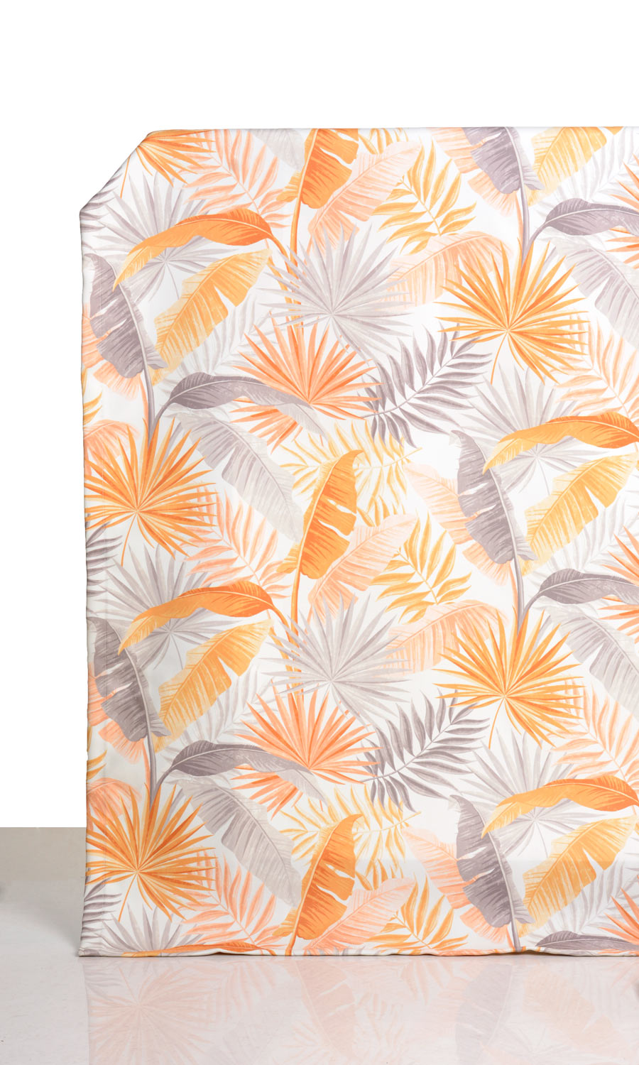 Botanical Floral Window Curtains (Yellow/ Orange)