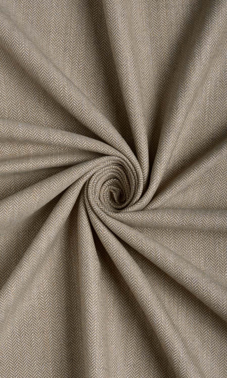 Herringbone Textured Window Curtains (Mocha Brown)