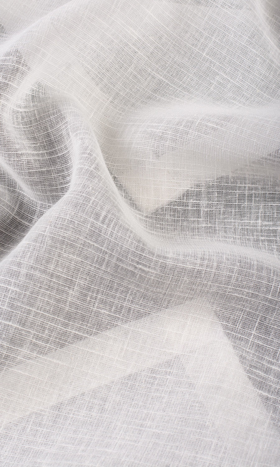 Plain Sheer Curtains / Drapes / Window Drapery Panels (White)
