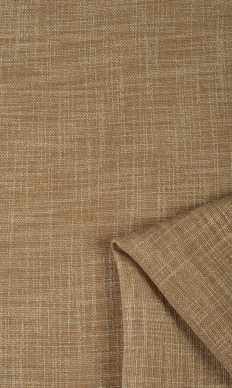 Textured Sheer Drapery (Peanut Brown) Extra Long Short Wide