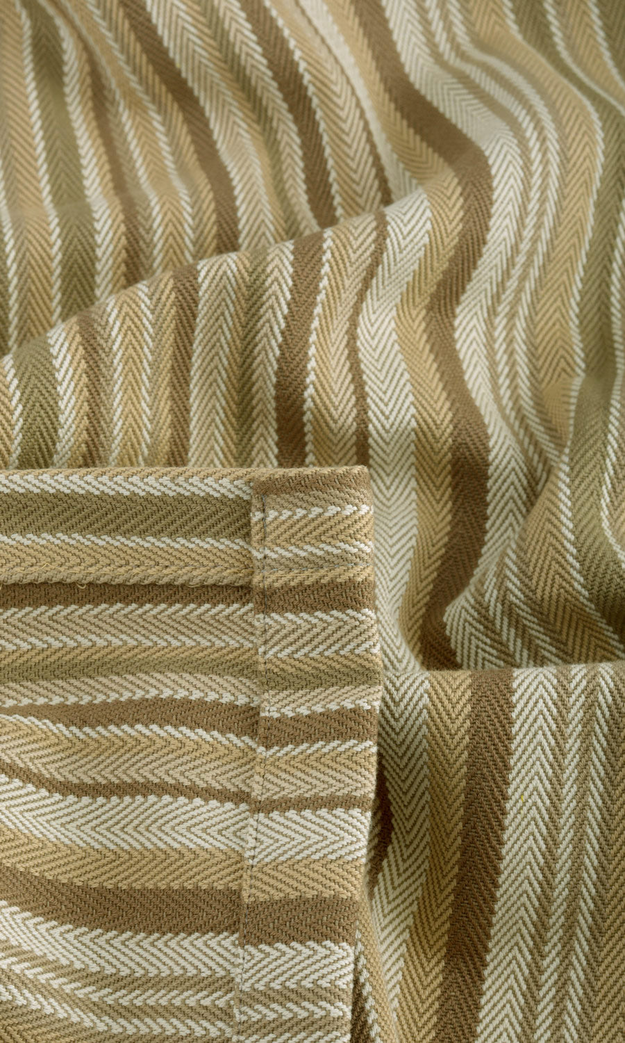 Cotton Custom Roman Shades (Cream/ Beige)