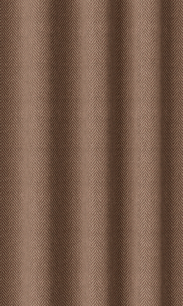 Herringbone Textured Drapes (Red/ Orange)
