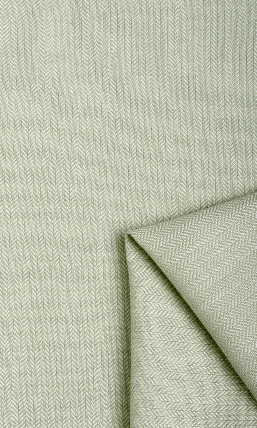Herringbone Textured Custom Curtains (Mint Green)