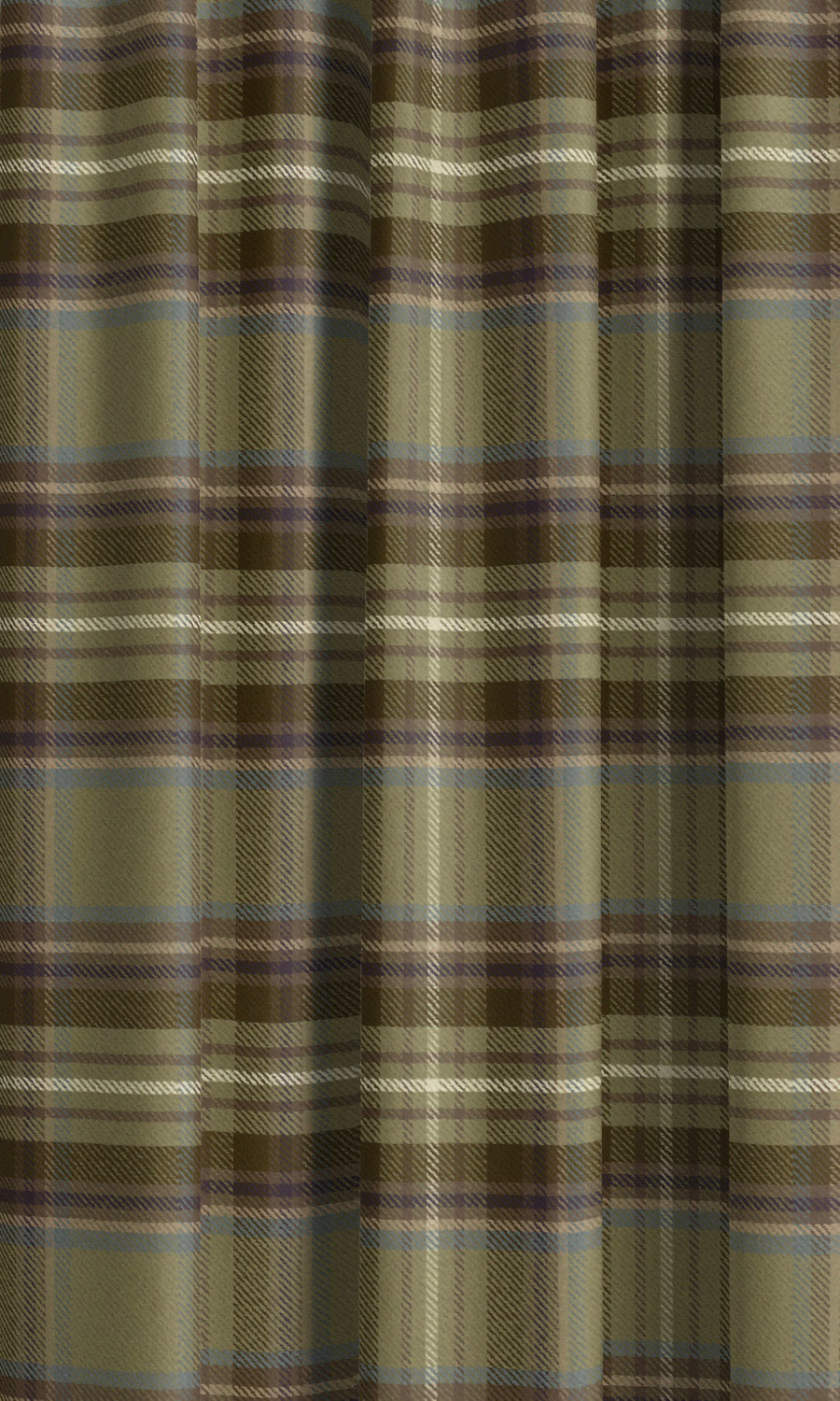 Tweed Plaid Velvet Fabric Blinds (Greige/ Chocolate Brown/ Steel Gray) Extra Long Short Wide