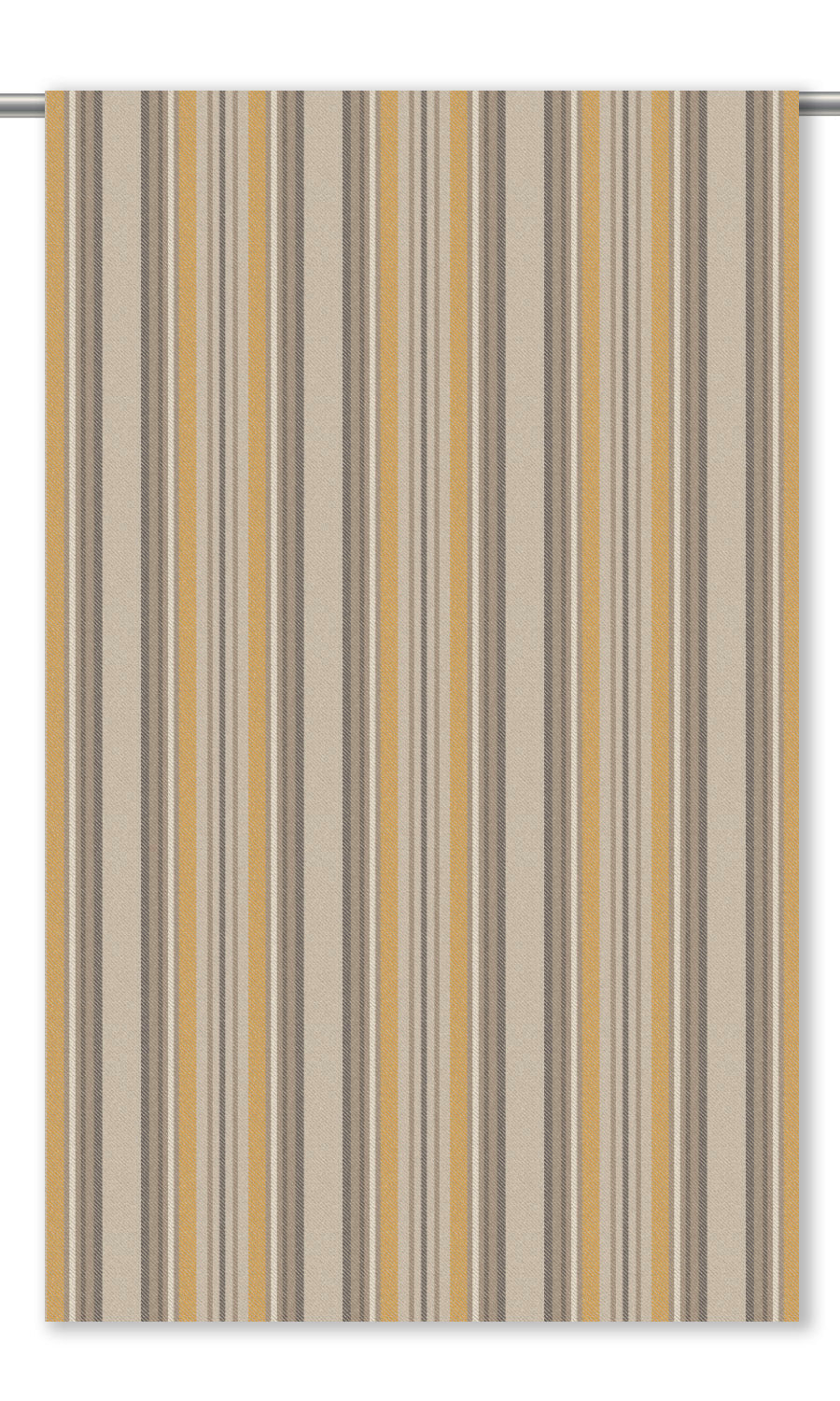Striped Velvet Shades (Parchement Beige/ Gold Ochre/ Dark Brown)