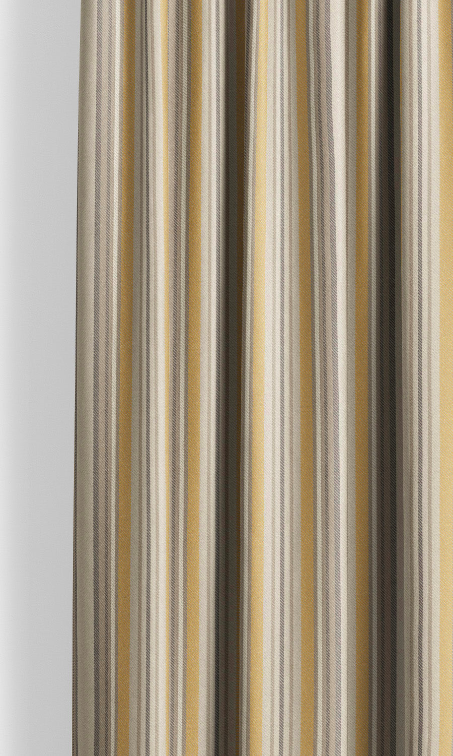 Striped Velvet Shades (Parchement Beige/ Gold Ochre/ Dark Brown) for Living, Bedroom, Kitchen, Bathroom