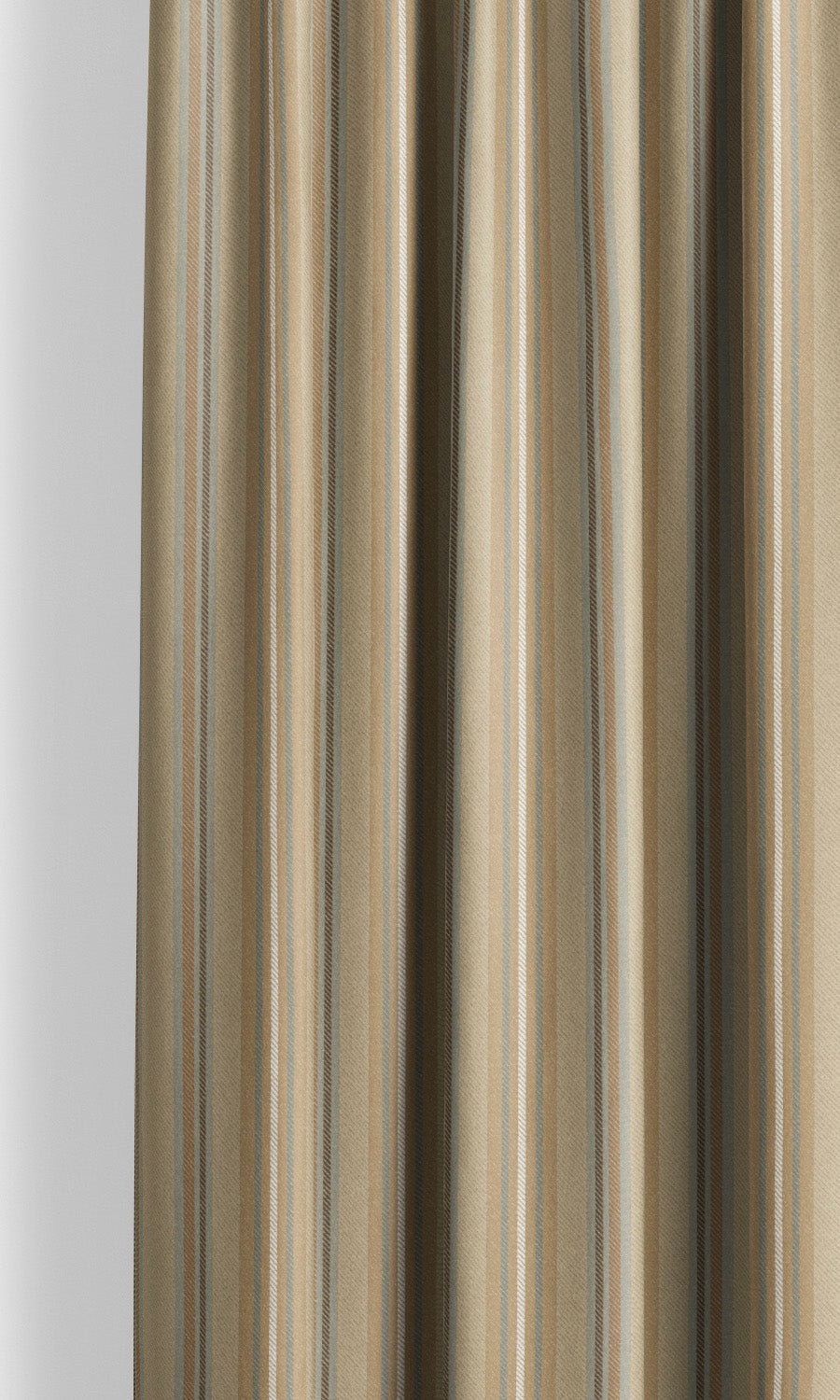 Striped Velvet Roman Blinds (Tan/ Caramel/ Cinnamon Brown) for Living, Bedroom, Kitchen, Bathroom