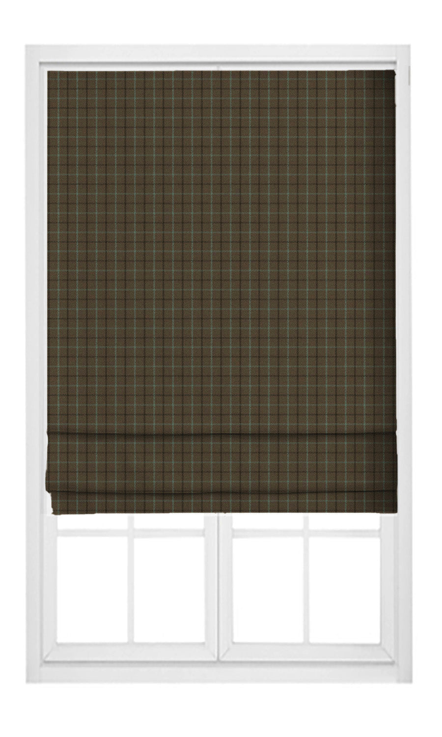 Tweed Plaid Velvet Pinch Pleat, Rod Pocket, Eyelet Curtains (Cinnamon Brown/ Hickory Brown)