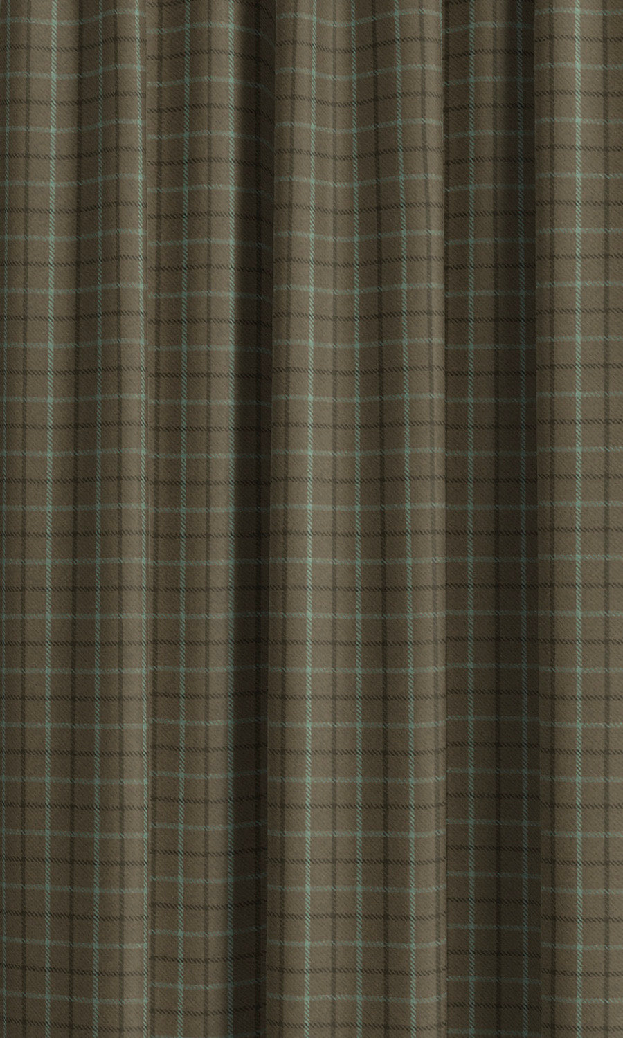 Tweed Plaid Velvet Roman Shades (Cinnamon Brown/ Hickory Brown) Extra Long Short Wide