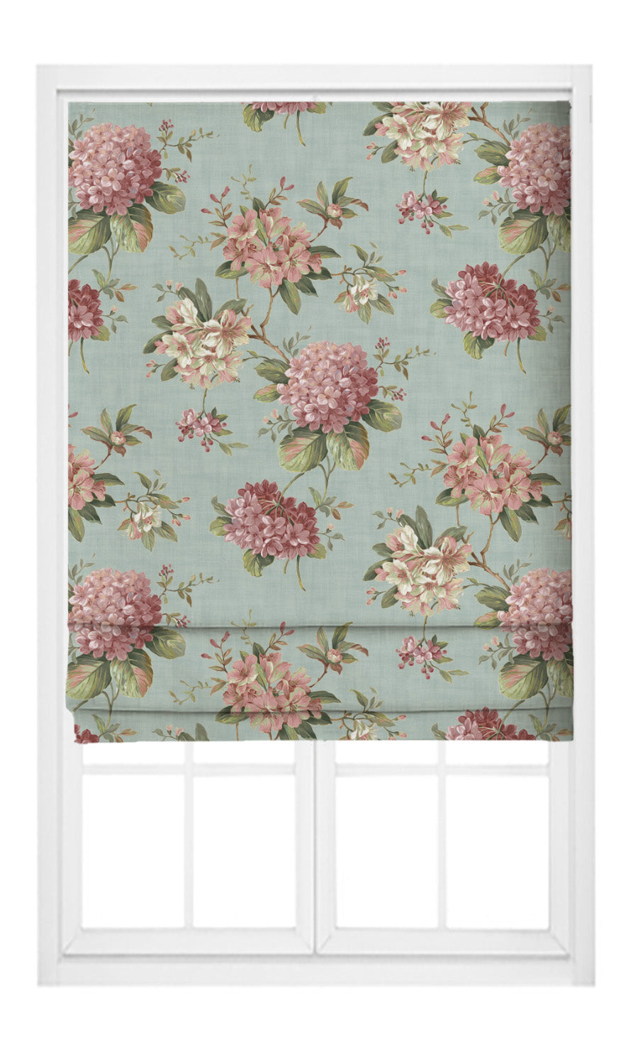 Floral Velvet Pinch Pleat, Rod Pocket, Eyelet Curtains (Powder Blue/ Blush Pink/ Pale Green)