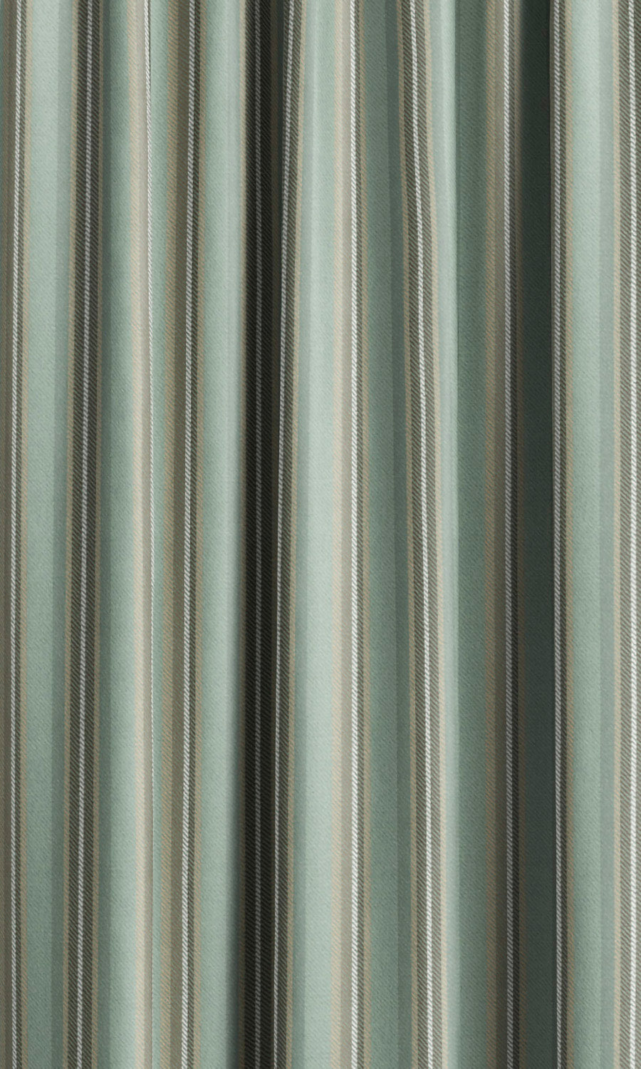 Striped Velvet Shades (Duck Egg Blue/ Brown) Extra Long Short Wide