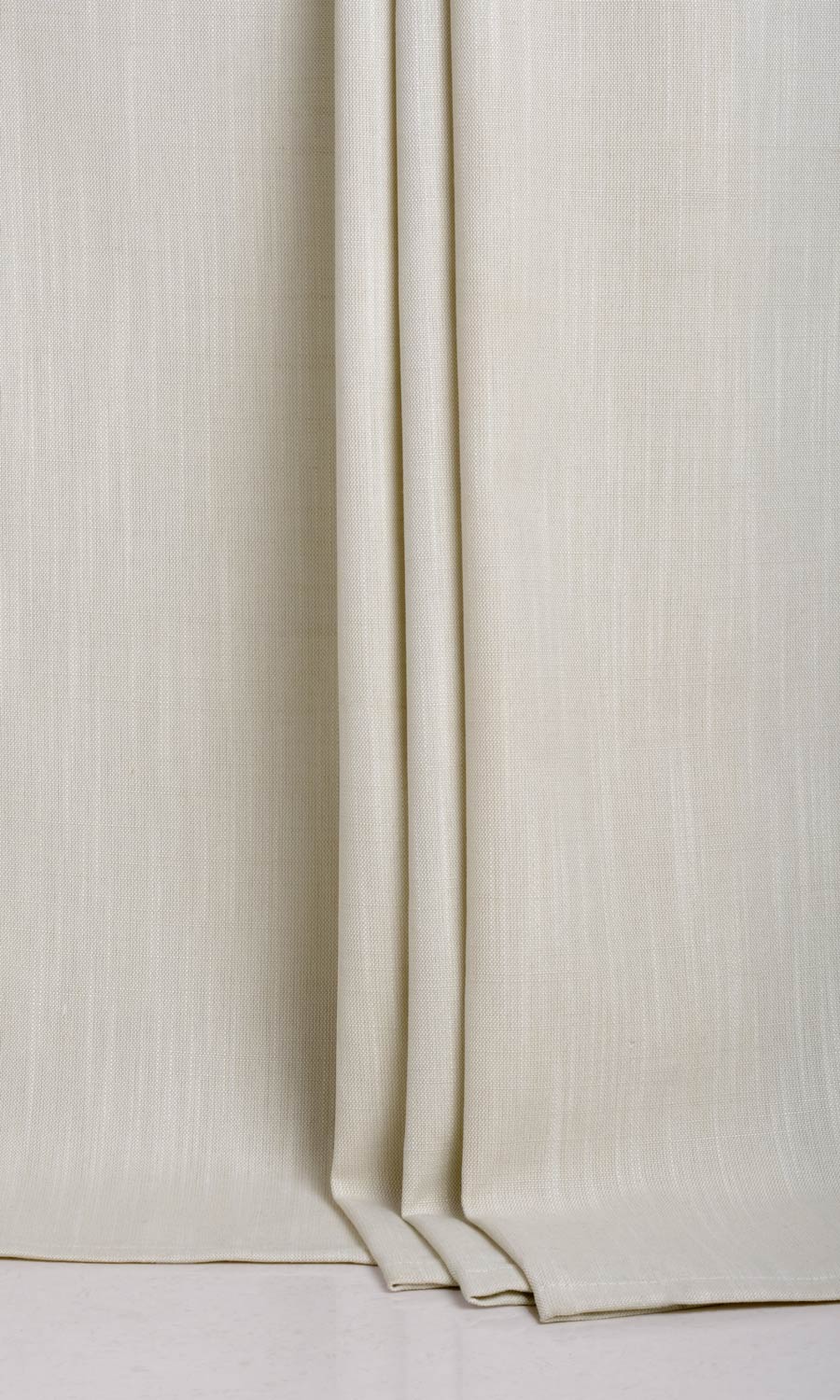 Plain Linen Texture Custom Curtains (Pale Grey)