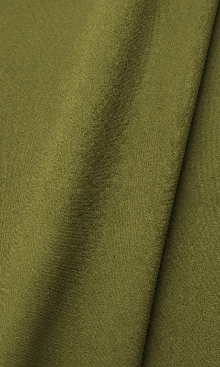 Velvet Window Curtains for Living, Bedroom, Kitchen, Bathroom (Olive Green)