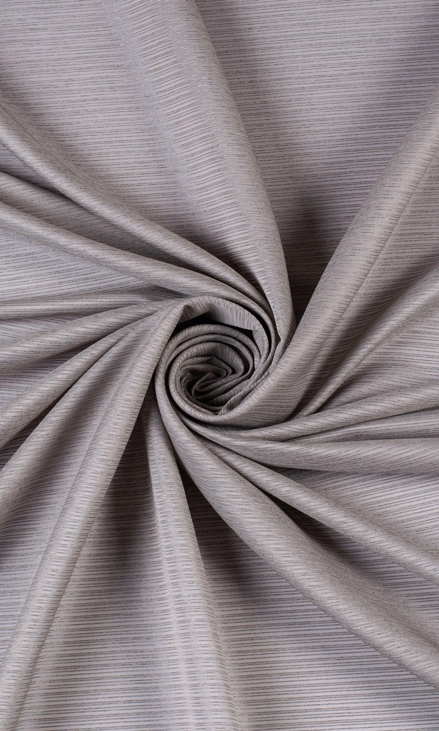 Striped Sheer Pinch Pleat, Rod Pocket, Eyelet Curtains (Coffee Brown)