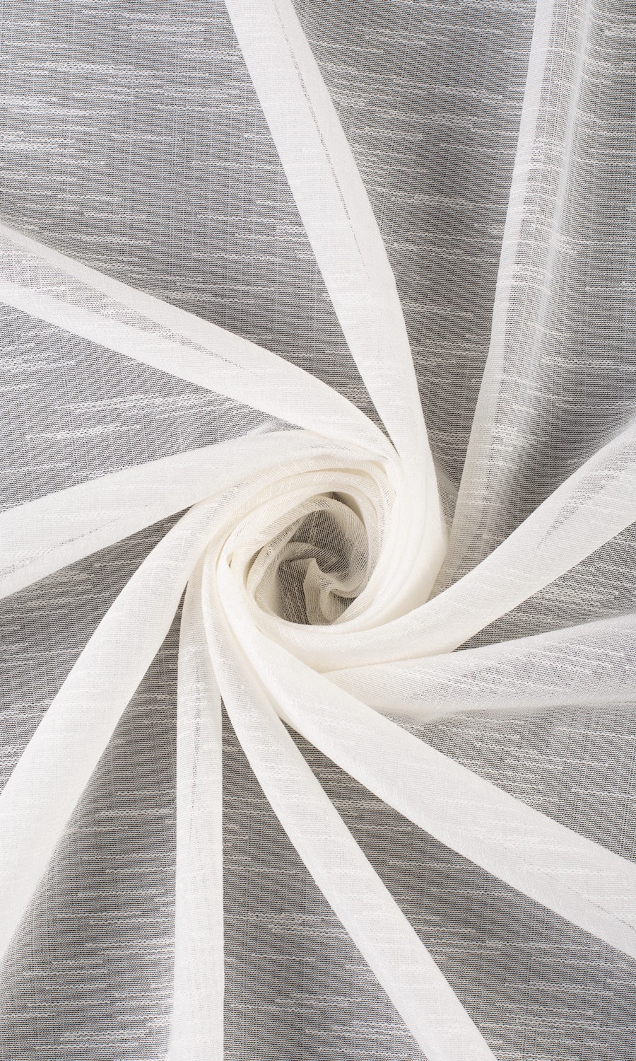 Textured Sheer Window Curtains (White) Extra Long Short Wide