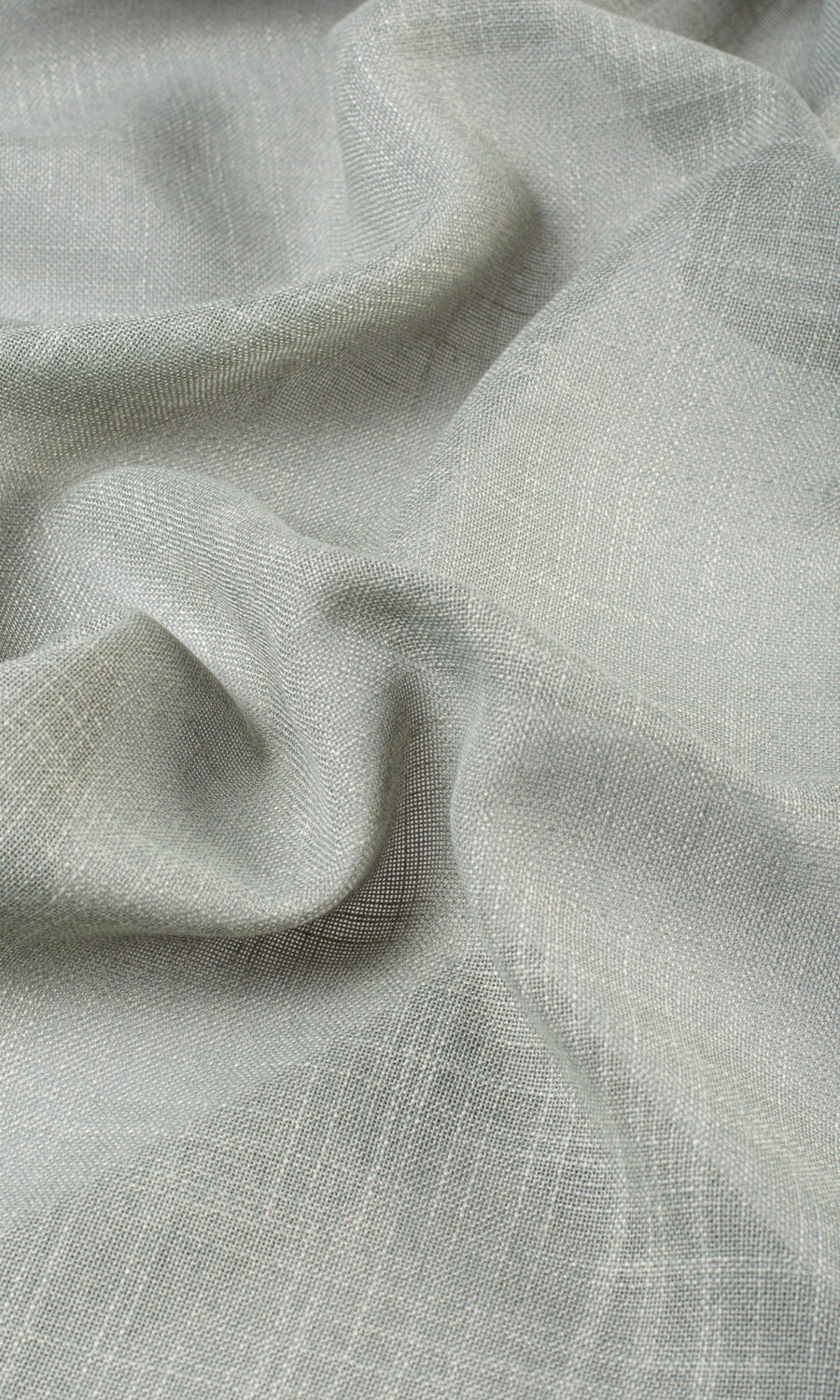 Textured Sheer Custom Curtains (Green-Grey)