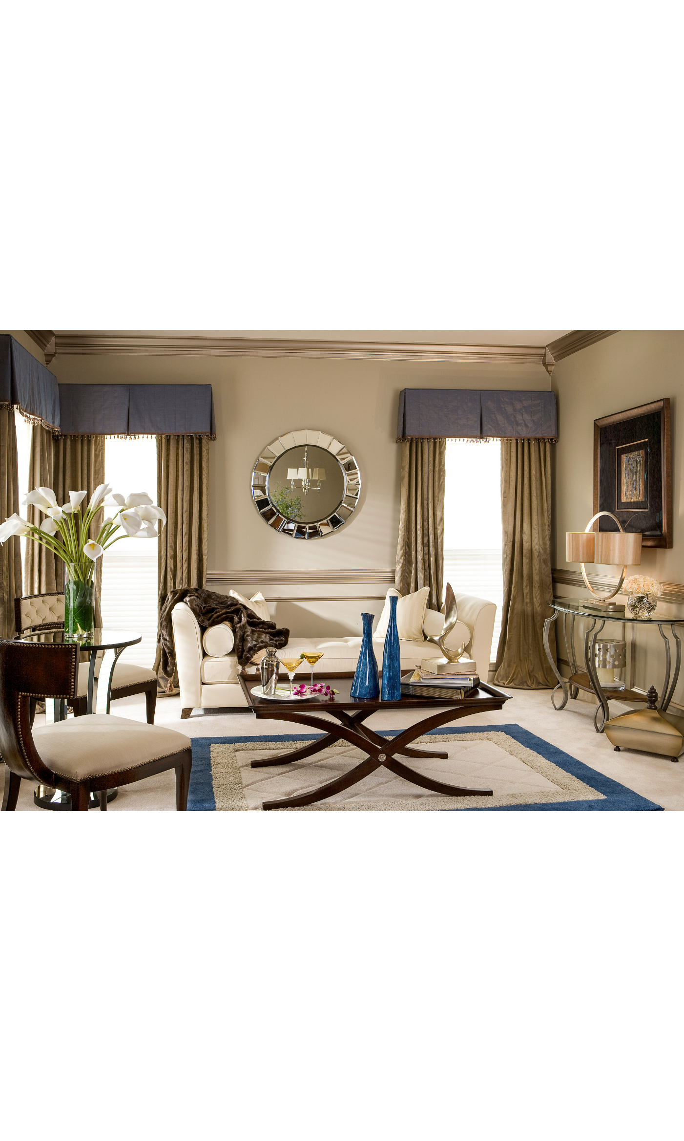 Board Mounted Box Pleat Window Valance