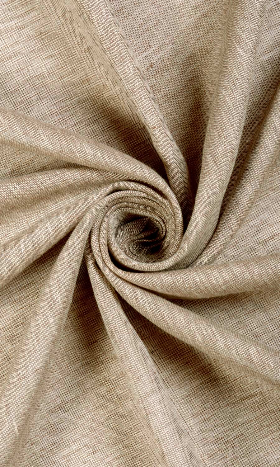 Linen Sheer Window Curtains (Beige/ Brown/ Umber) Extra Long Short Wide