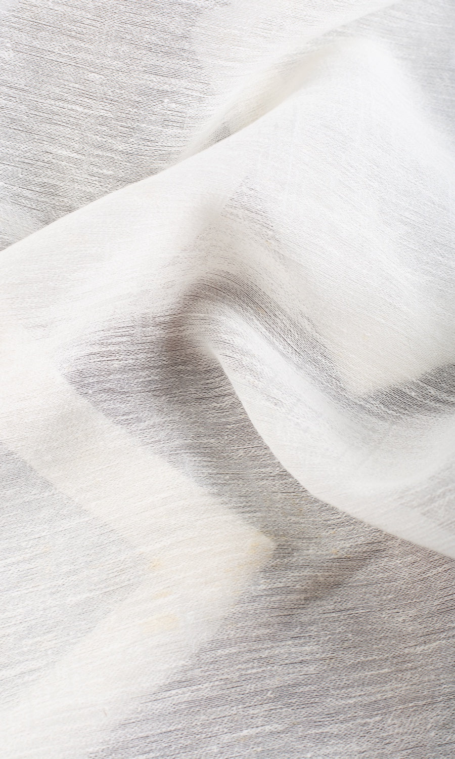 Plain Semi-Sheer Curtains / Drapes / Window Drapery Panels (White)