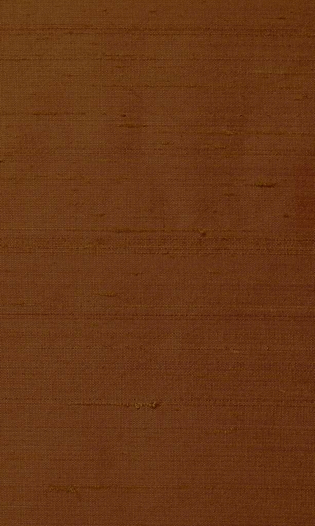 Pure Silk Flat, Plain, Fake, Faux, European Relaxed Roman Shades (Copper Orange)