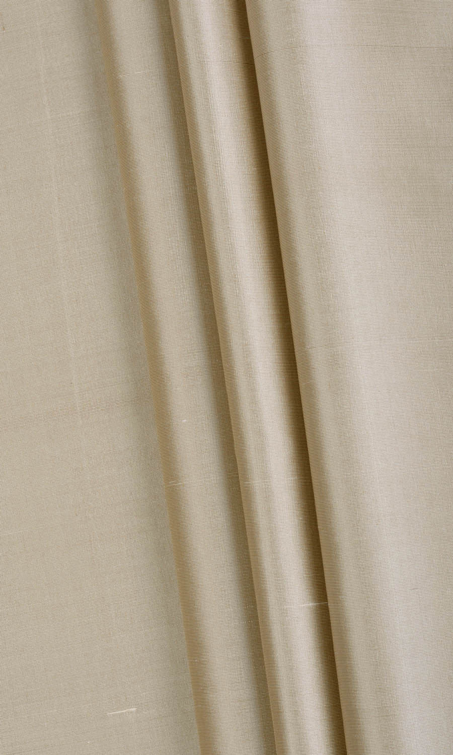 Shantung Silk Window Curtains (Ecru/ Tan Brown) Extra Long Short Wide