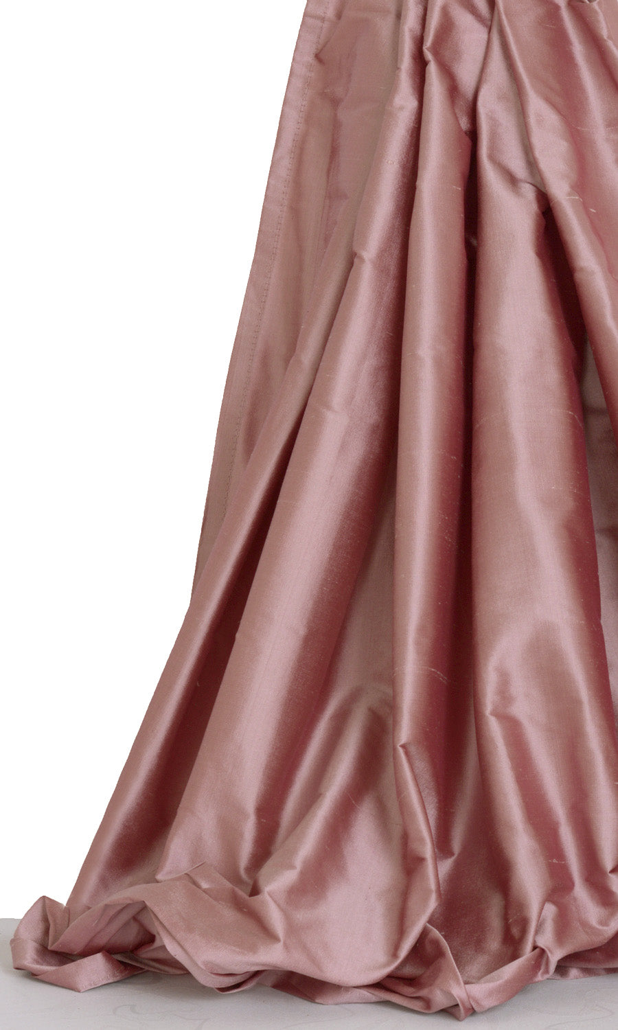 Shantung Silk Drapery for Living, Bedroom, Kitchen, Bathroom (Pink)