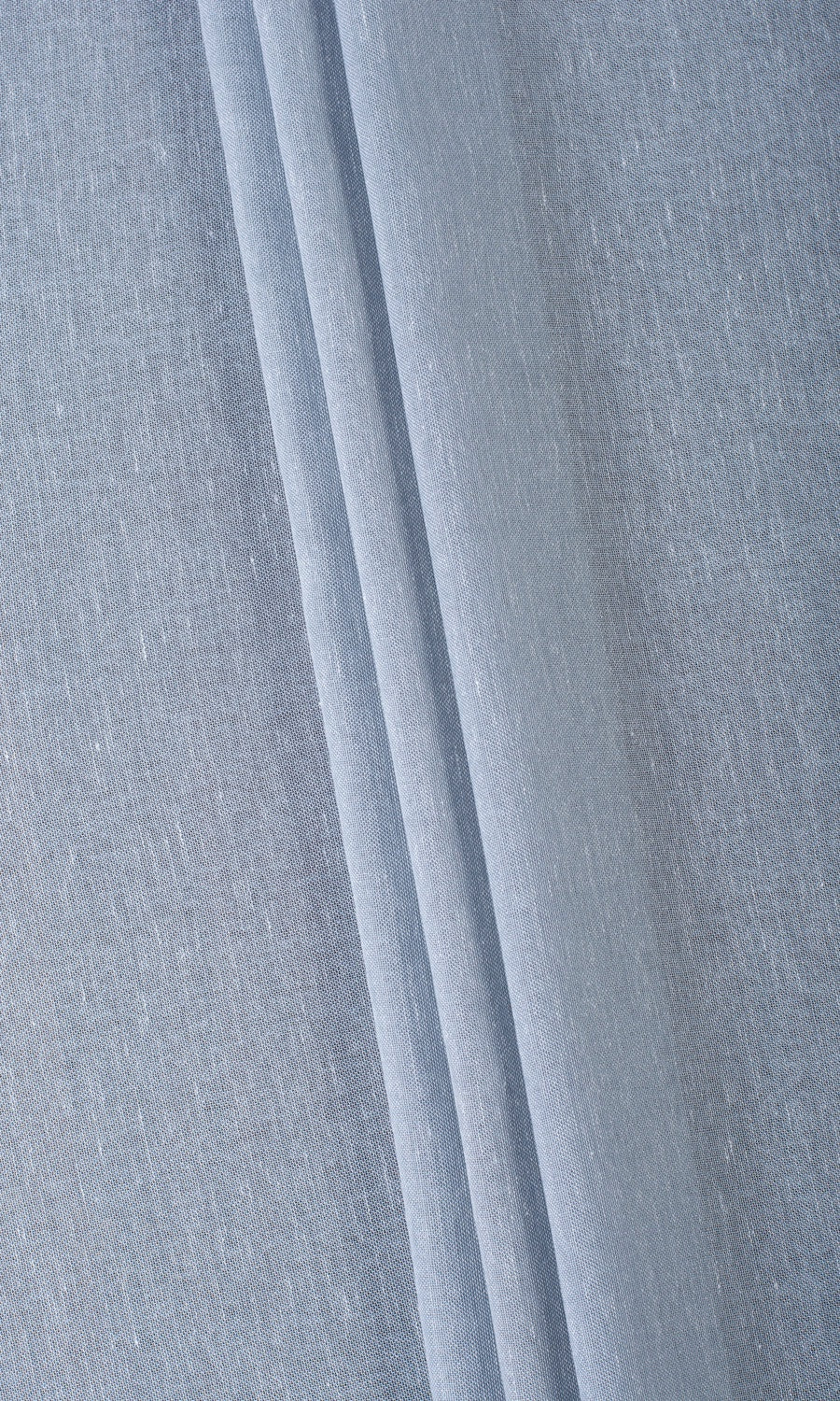 Plain Sheer Pinch Pleat, Rod Pocket, Eyelet Curtains (Periwinkle Gray)